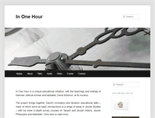 Tablet Screenshot of inonehour.net